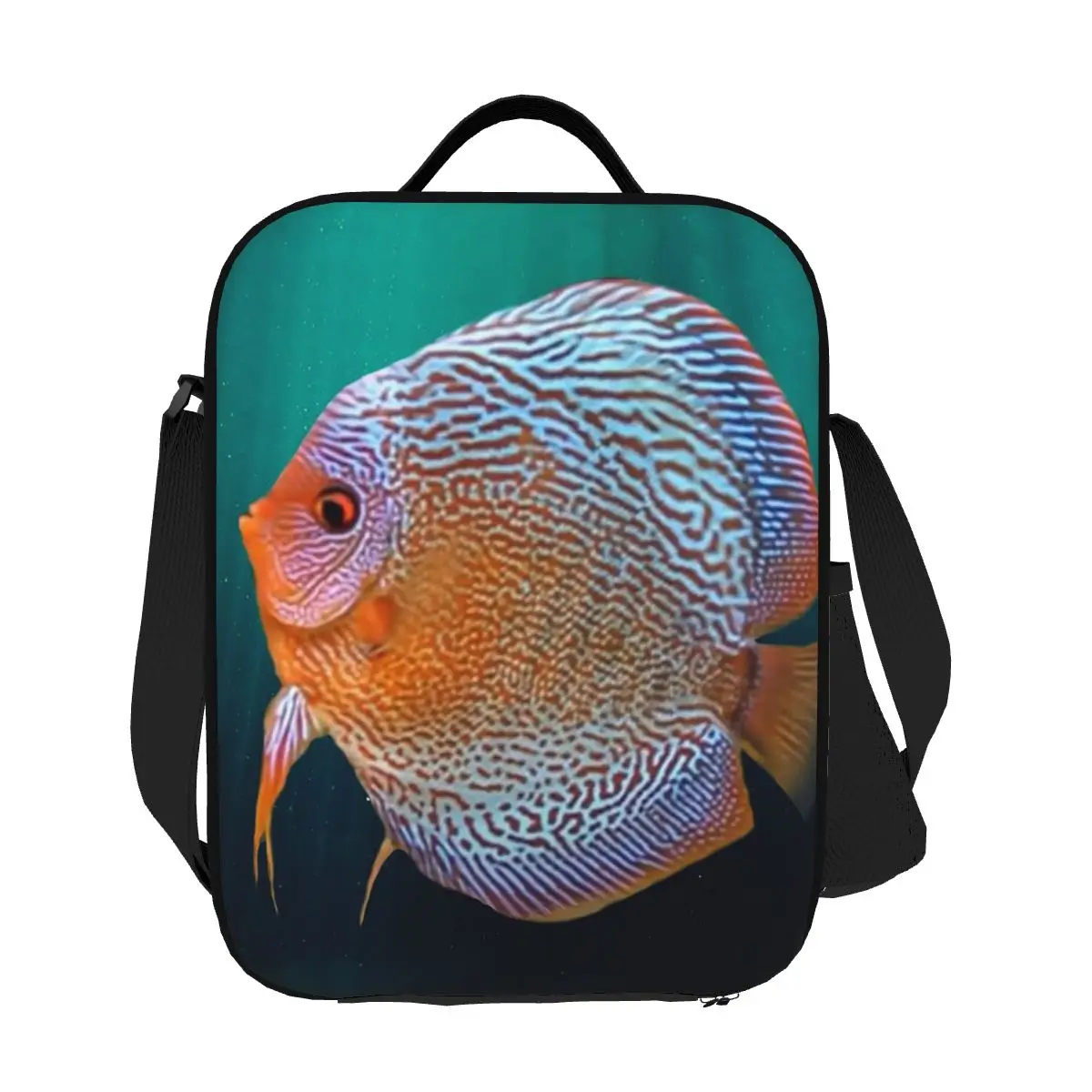 

Discus Fish Тропическая рыба Подводный мир Изолированные сумки для обеда Ланч-боксы Термальная сумка для обеда для женщин Студенческие путешествия