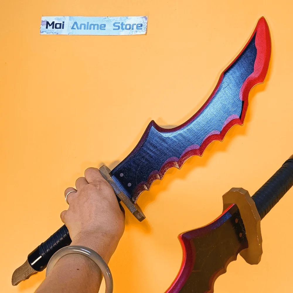 24インチ ソロ・レベルリング カナタ アニメ コスプレ 小道具 ナイフ 水之木 木刀 本物の瞬刀 日本刀 サムライソード おもちゃ ギフト