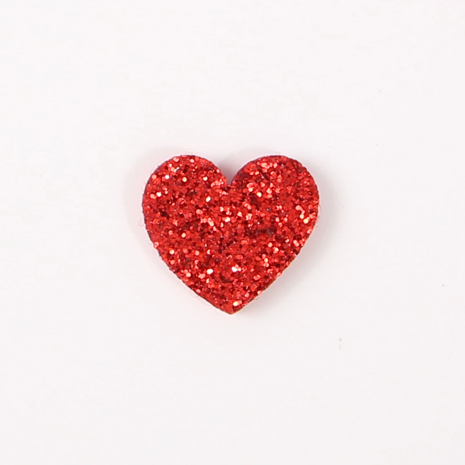 30 قطعة بريق الترتر القلب الصغير الحب اكسسوارات الديكور DIY بها بنفسك كليب الملابس قبعة بروش شنطة هدايا صندوق لديكور عيد الحب