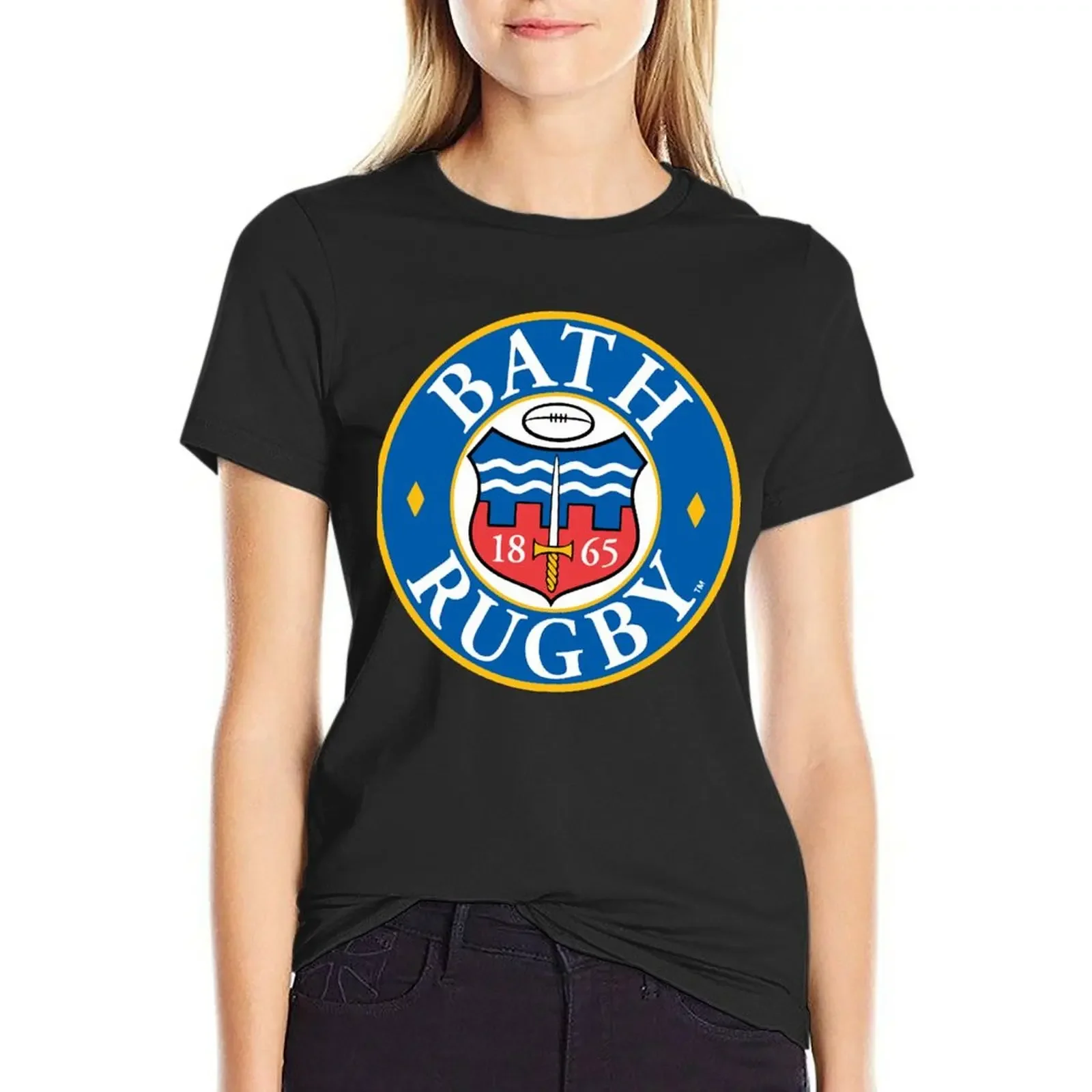 Bath rugby T-Shirt anime clothes funny oversized tops workout t shirts for Women