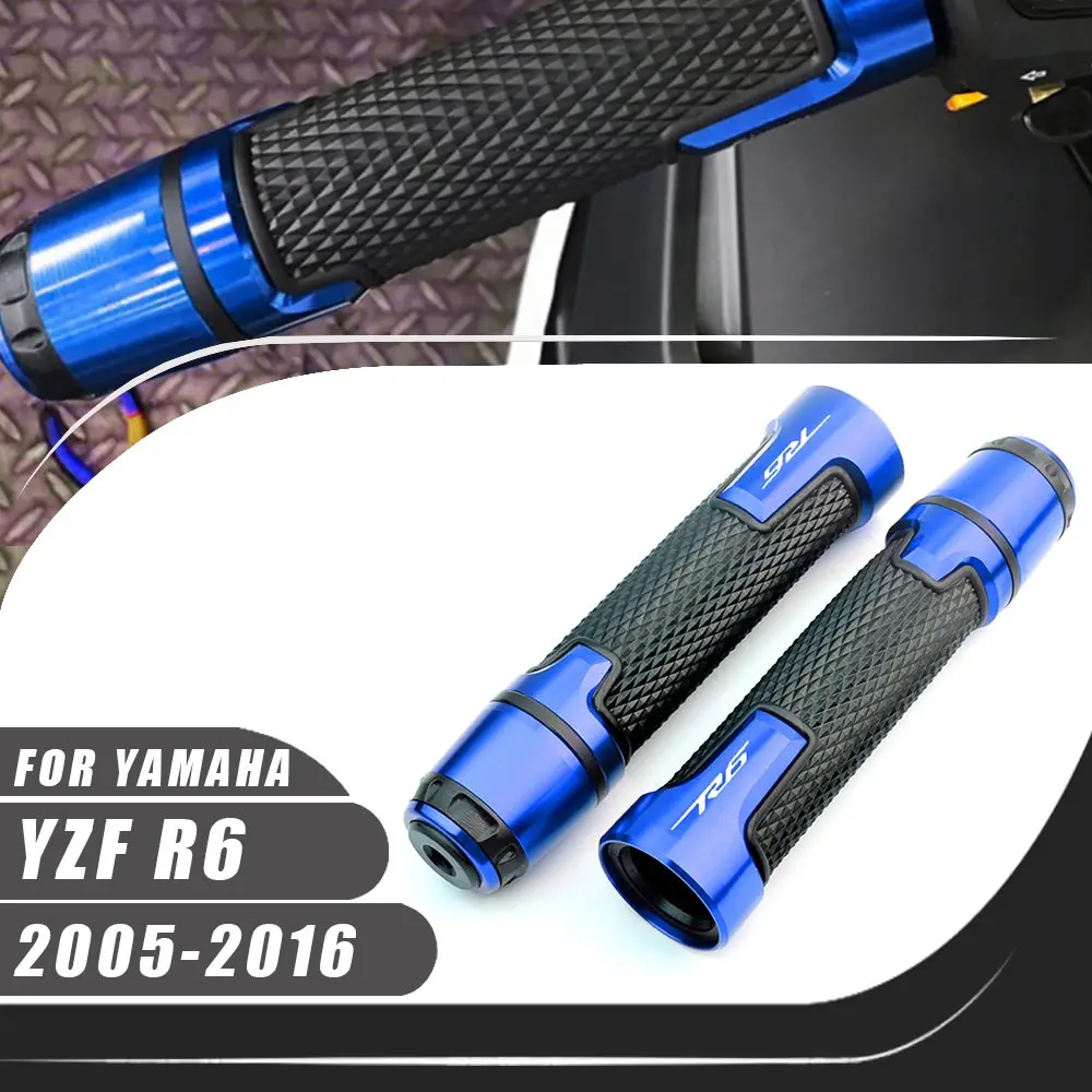 For Yamaha YZF R6 2017-2021 Motorcycle Non Slip Handlebars Grip Throttle CNC Multi-color Hand Bars Grips Motorcycle Accessories