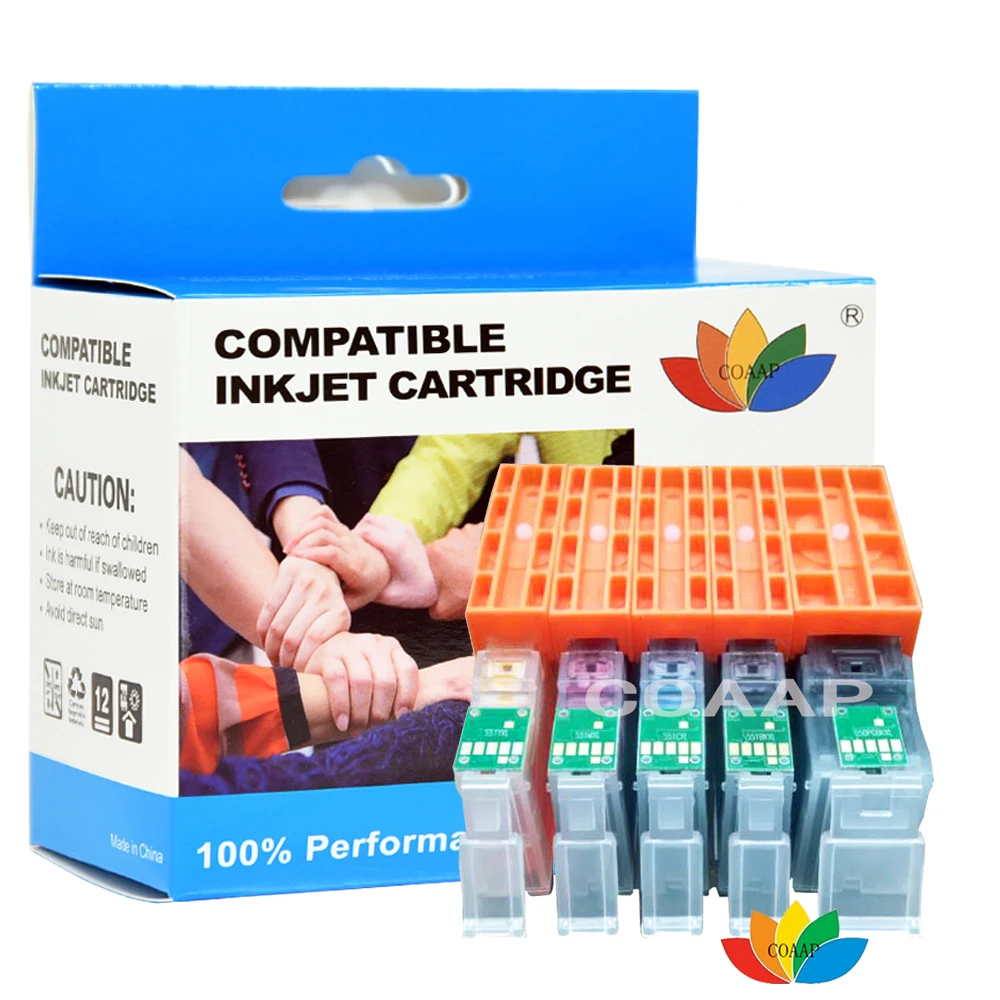1 SET Compatible CANON 550 551 Ink Cartridge for PIXMA IP7250 MG5450 MG5550 MG5650 MG6350 MG7550 MX725 MX920 MX925 Printer
