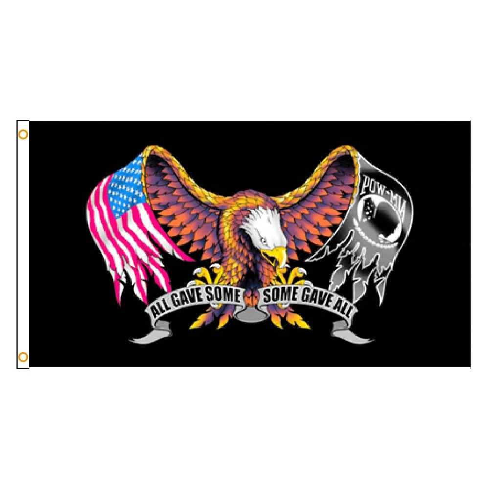 90x150 см армейский Флаг США сделать американский большой pow mia Орел флаг
