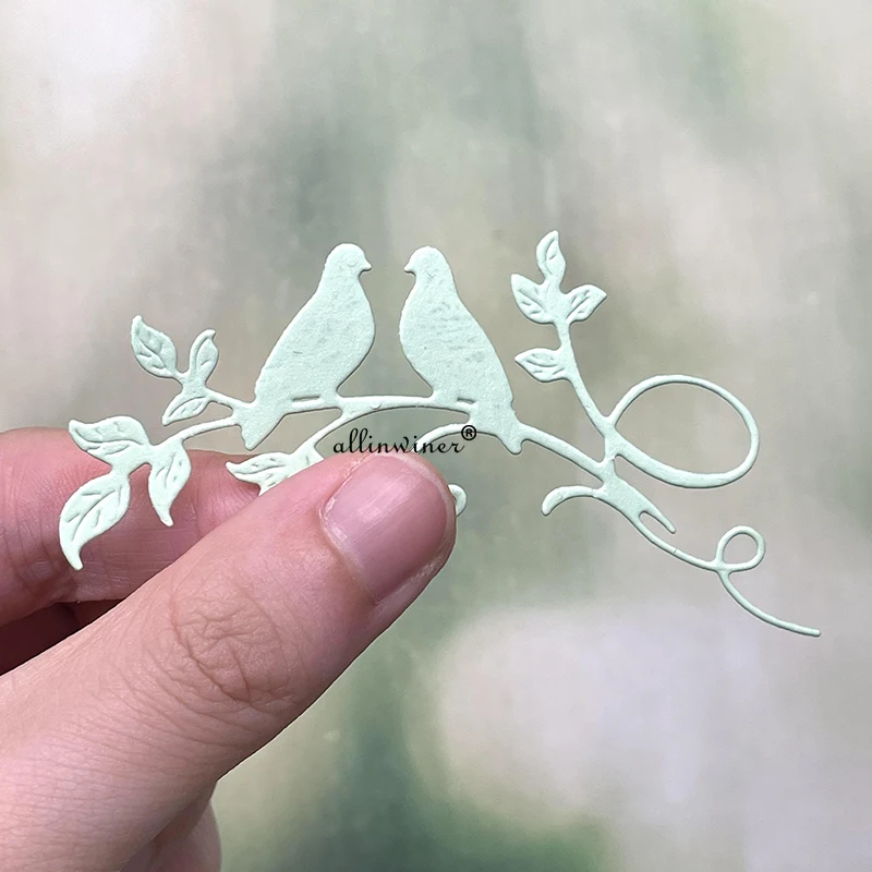 Peace Dove Olive Leaf Metal Cutting Dies for DIY Scrapbooking Album Paper Cards Decorative Crafts Embossing Die Cuts