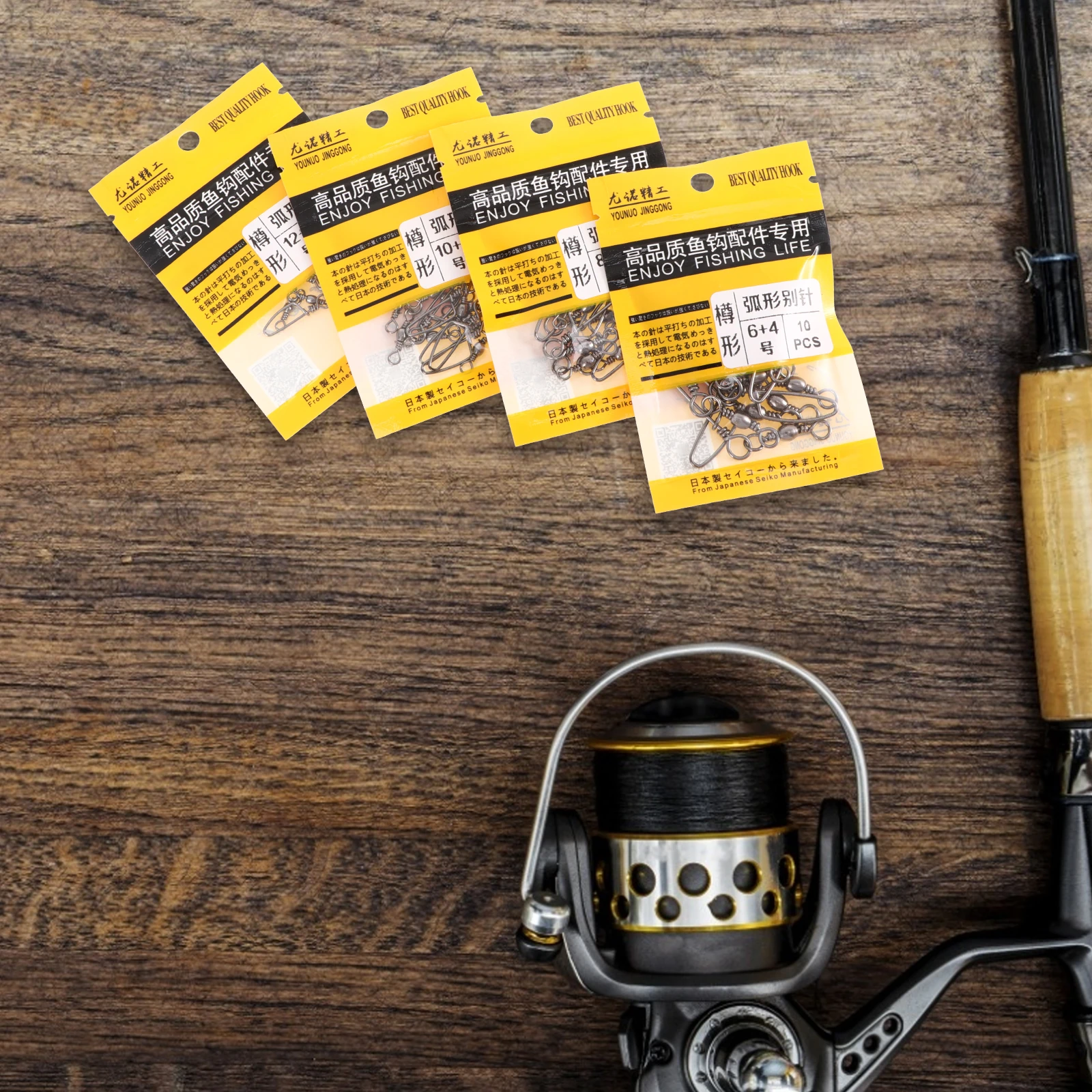 

40pcs High Strength Ball Bearing Fishing Swivel Coast Lock Snap Saltwater Offshore Freshwater Bass Stainless Steel