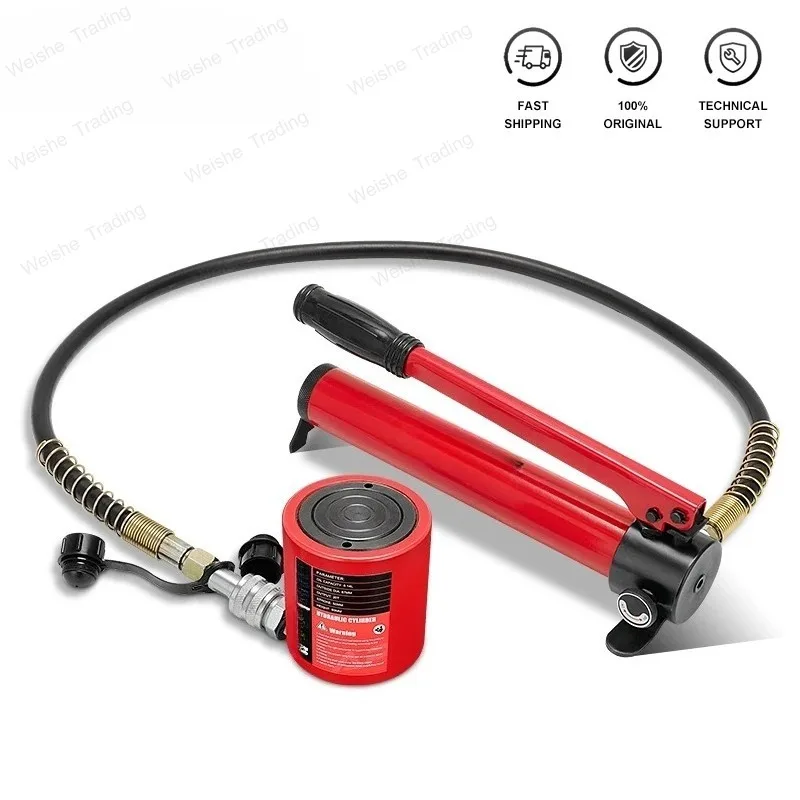 

20 Ton Short Type Hydraulic Cylinder RSC-2050 Hydraulic Jack Stroke 50mm Need to be Used with Hydraulic Pumps