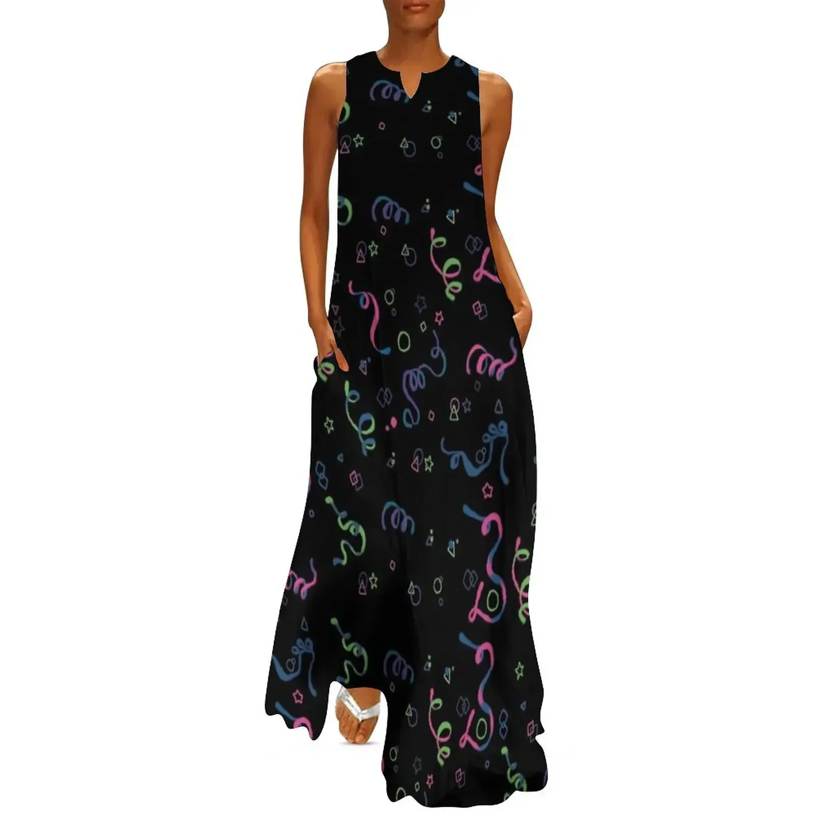 

Bowling Alley Carpet Long Dress summer dress woman 2025 elegant dresses plus sizes Dance dresses Clothing female Dress
