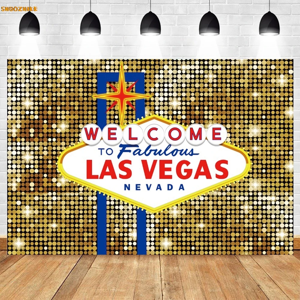Las Vegas Casino Night Photography Backdrop Playing Card Roulette Red Curtain Birthday Party Decor Photo Background Studio Props