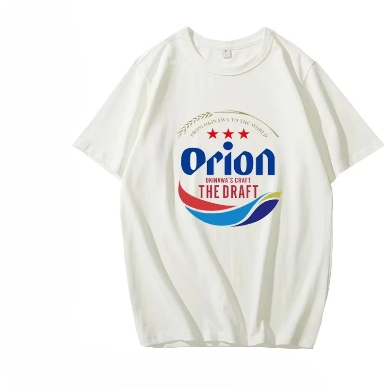 2026 New Orion Short Sleeve T-Shirt with Okinawa Beer T-Shirt Cotton Men's Clothing and Women's Clothing Fashion Summer T Shirt