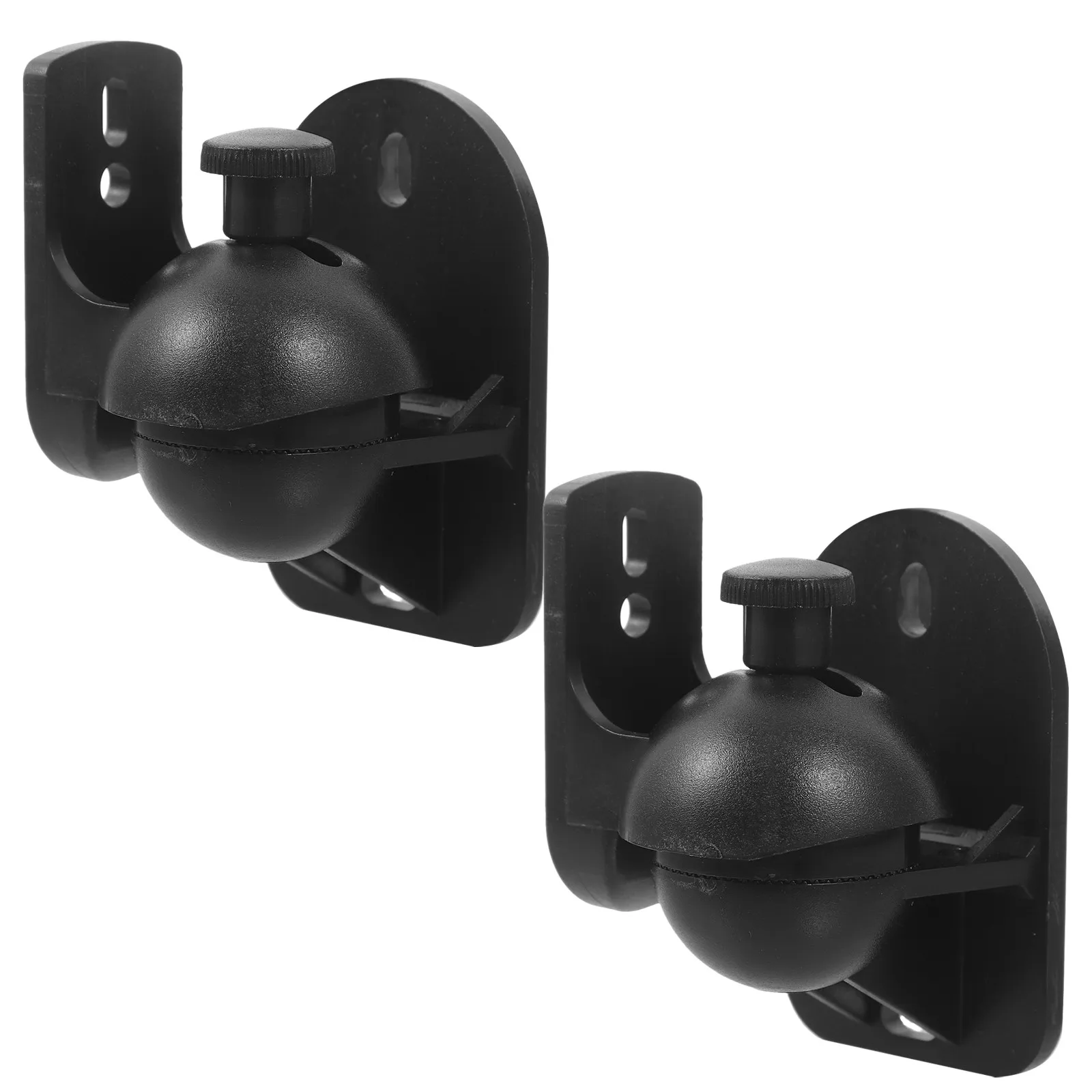 

2Sets Speaker Wall Mount Bracket Universal Adjustable Tilt Rotation Ceiling Wall Speaker Holder Rack Bracket for Speakers