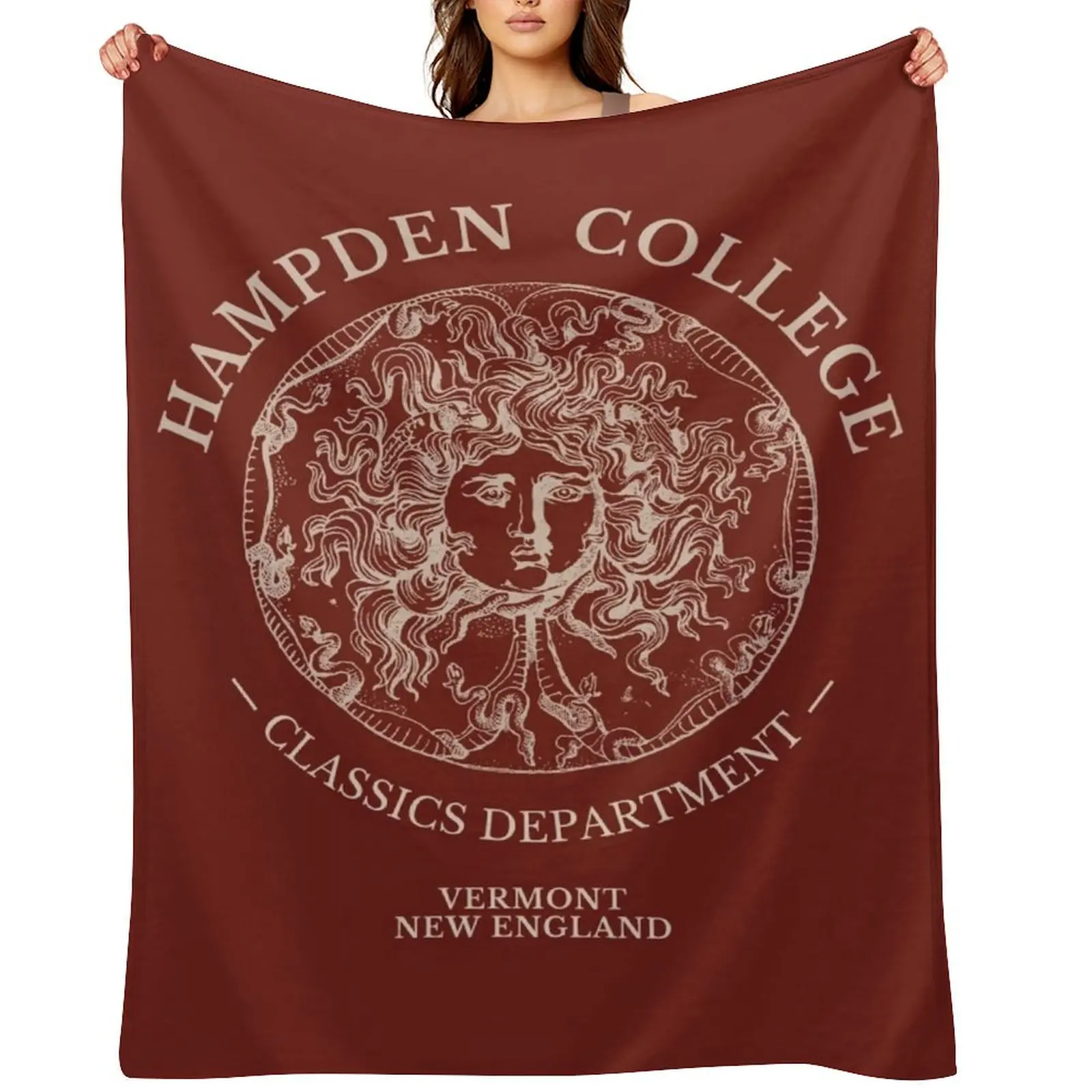 

Hampden College Throw Blanket Baby Cute Bed manga Blankets
