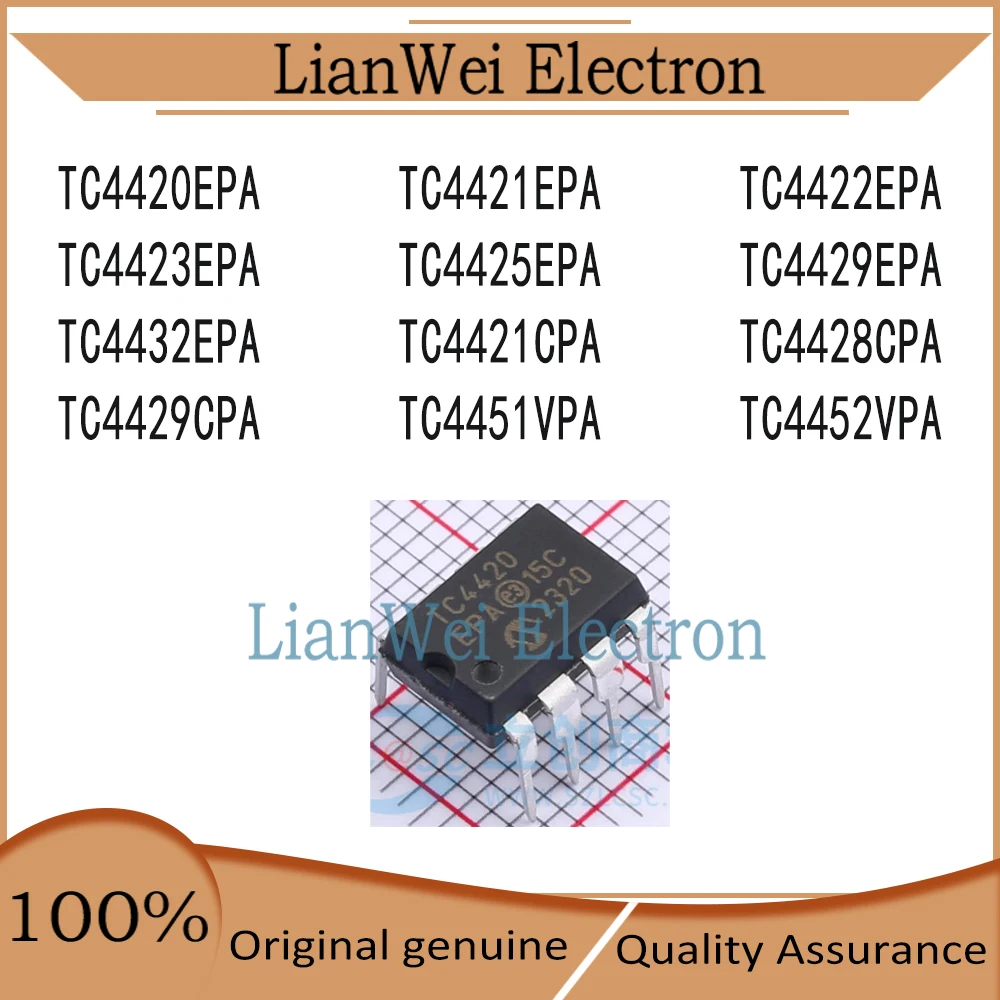

TC4420EPA TC4421EPA TC4422EPA TC4423EPA TC4425EPA TC4429EPA TC4432EPA TC4421CPA TC4428CPA TC4429CPA TC4451VPA TC4452VPA
