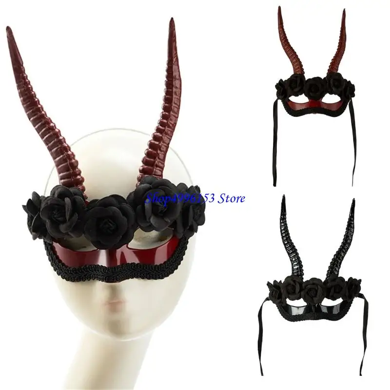 

Q0KE Antelope Horge Face, покрывая детализацию удобной одежды для косплея и тематического мероприятия