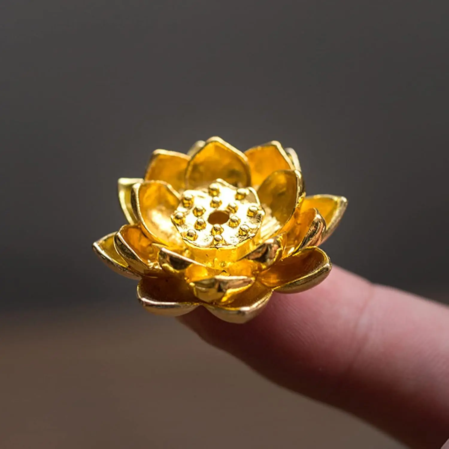 Mini goldenen Lotus Duft Plug in Duft Sitz Lotus Aroma Brenner Duft Weg Zubehör Räucher stäbchen Sitz