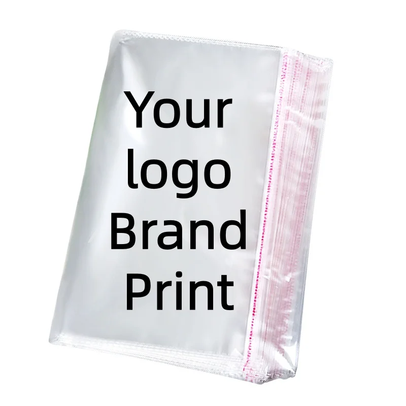 

300Pcs11-20cm Width Clear OPP Bags, Self Adhesive Sealing Pouches for Clothing Gift Wrap Bags for T-Shirts,Towels, Gloves, Socks