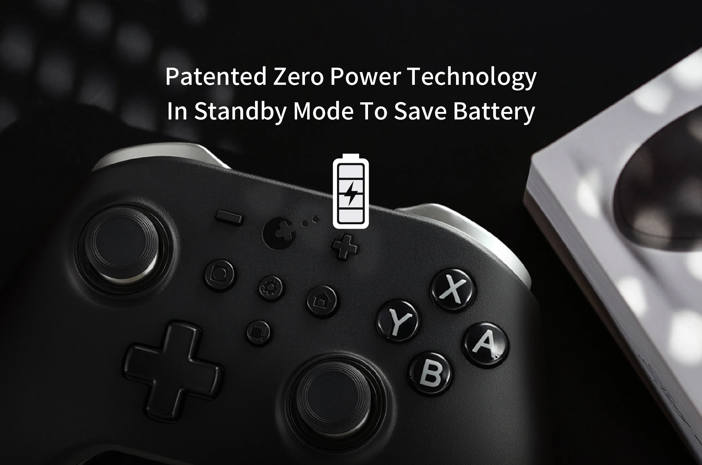 GuliKit Bluetooth-Spielcontroller mit TMR-Joystick und Hyperlink 2 Adapter für Windows/Switch 2/Steam Deck/iOS/macOS – Detail 18