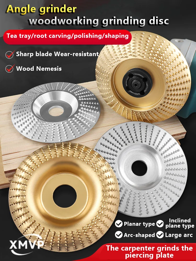 

Wood grinding discs, woodworking piercing discs, Angle grinders, polishing discs, root carvings, tea trays, wood peeling wonder