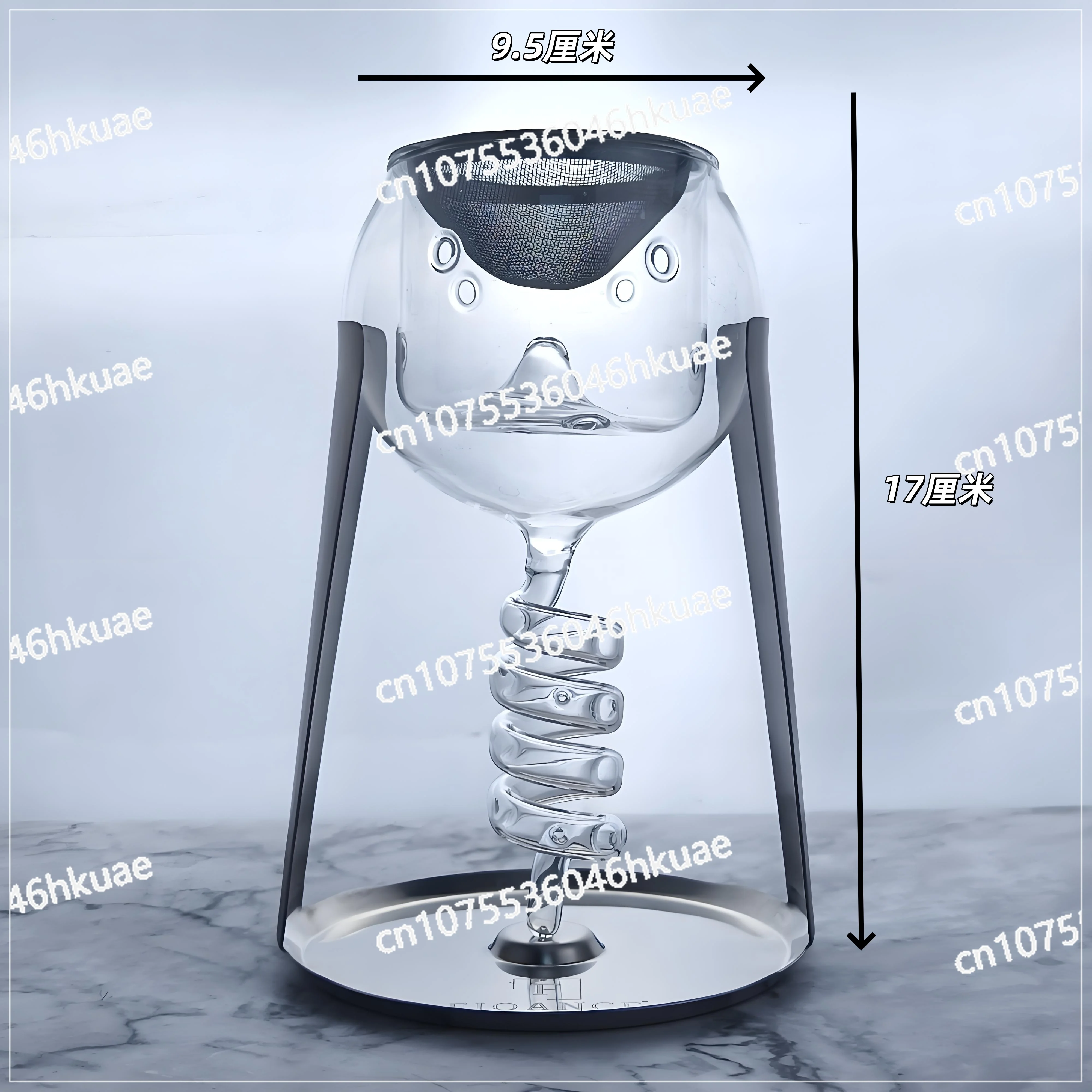 Premium wine oxidizer, pour wine, double-layer fast decanting filter, no drip design