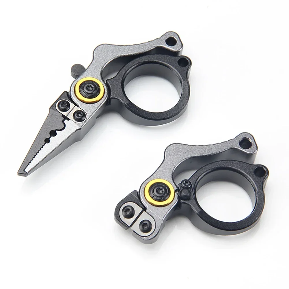 

Fishing Activities Fishing Braid Cutter Fishing Scissors Pliers Built-in Springs Hanging Hole Design Lightweight