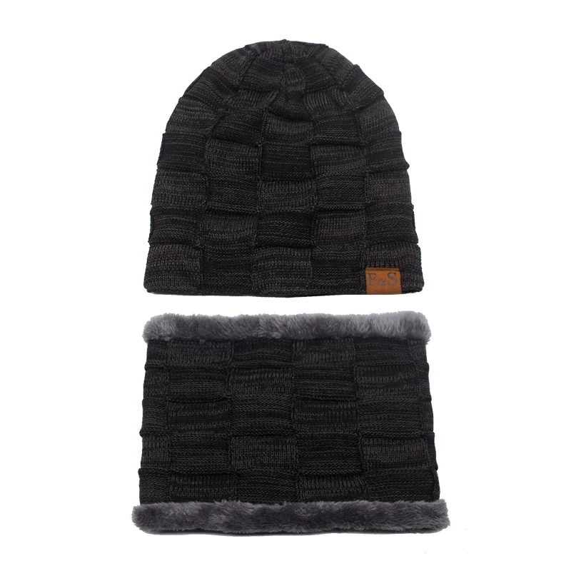Skullies Beanies الرجال القبعات الشتوية للرجال وشاح محبوك قبعة قبعة المرأة قبعة شتوية قبعة Beany FS الذكور أوم Gorro بونيه قبعات