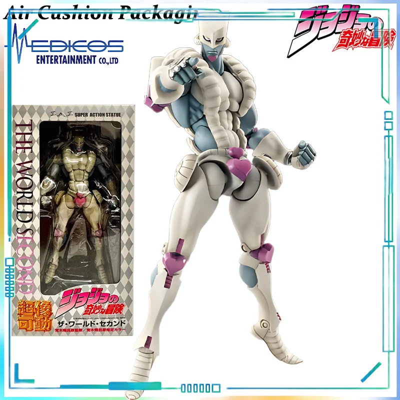 Figuras de Acción Originales de la Serie Super Action de JoJo's Bizarre Adventure Parte 3, 2ND, Jotaro Kujo, Dio The World, Modelo de Juguete