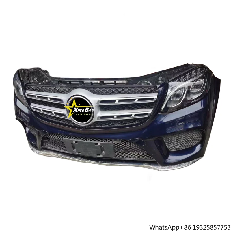 Suitable for Mercedes-GLS166 Front Bumper Rear Bumper Front Hood Lamp Warning Hood Side Wall Front Grille Car Bumpers