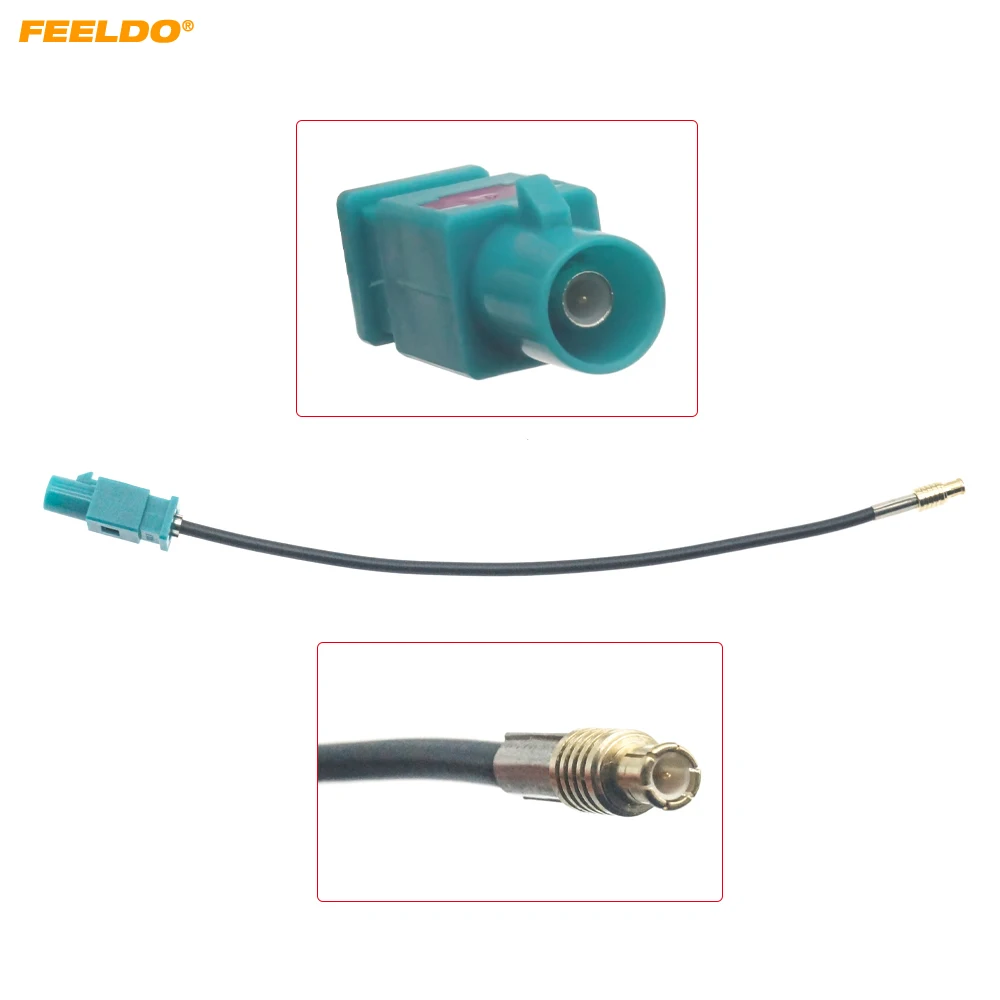 FEELDO Uniwersalny męski kabel adaptera antenowego Fakra na męski MCX do instalacji DAB # HQ7625