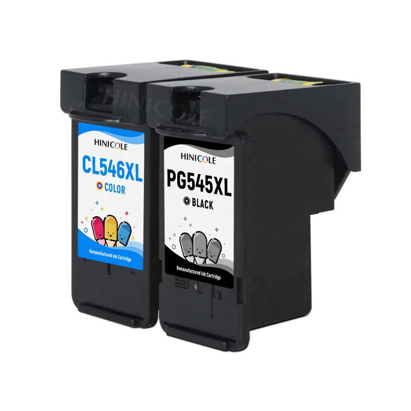 HINICOLE Ink Cartridge PG545 CL546 PG-545XL CL-546XL For Canon Pixma MG2550 MG2550s MG2555 MG2555s MG2900 MG2940 MG2950 Printer