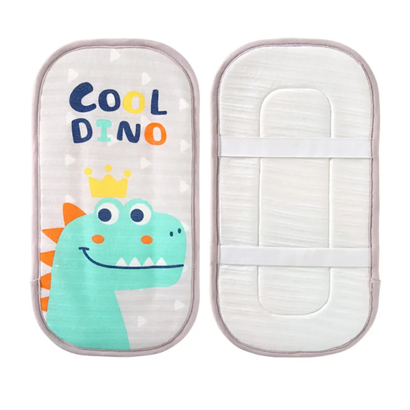 Almohada de lactancia de seda de hielo para bebés recién nacidos, cojín elástico transpirable para el brazo, cuidado diario infantil, Verano