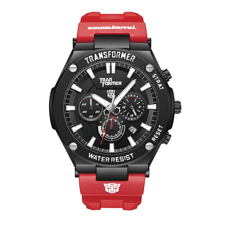 

Mark Fairwhale Men Luxury Watch with Large Dial Casual Quartz Movement Silicone Strap Date Calendar Feature for Men Wristwatches
