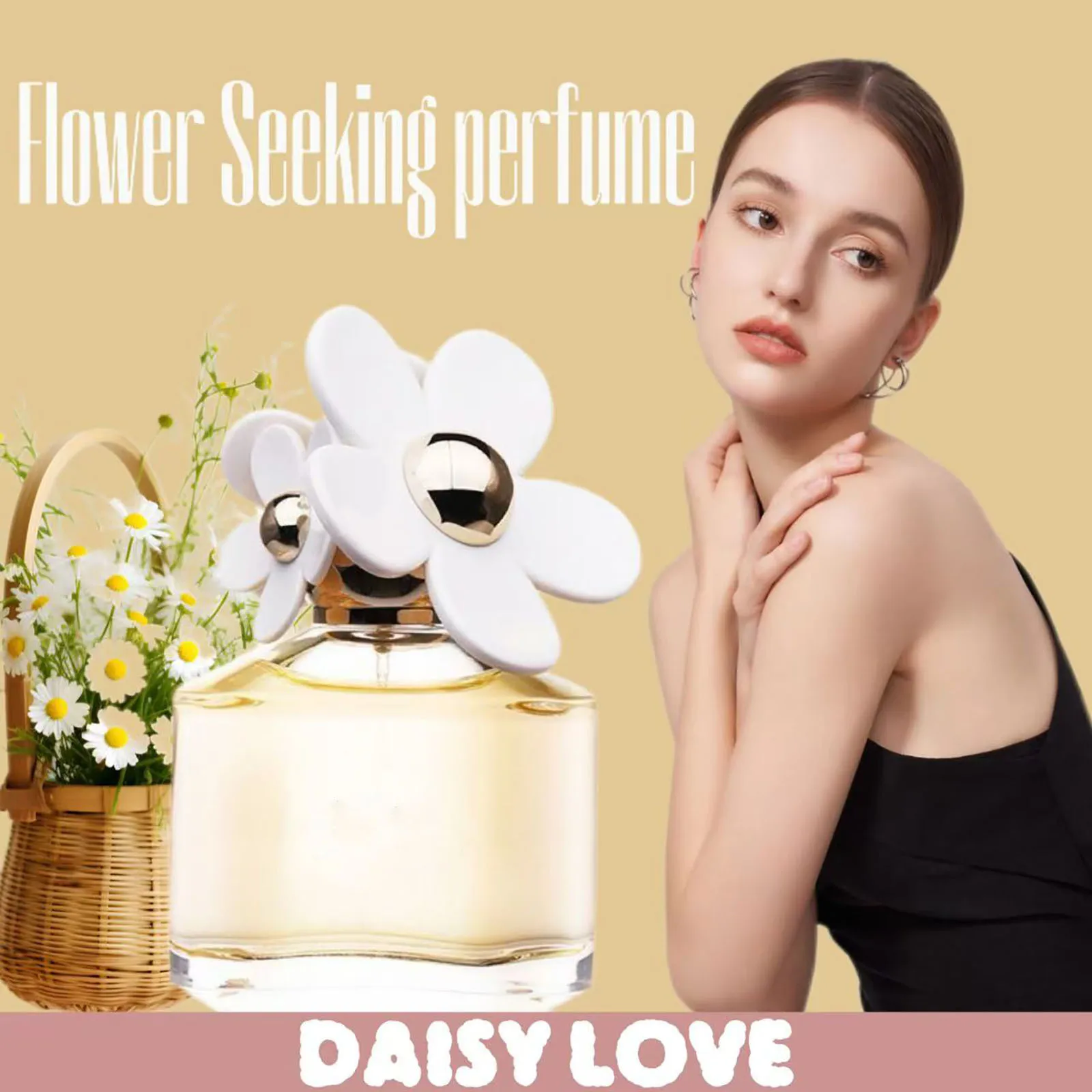 

Bloom Perfume Apple Peach Natural Long Lasting Ms. Eau de Toilette Beloved Daisy Fruit and Flower Freshness