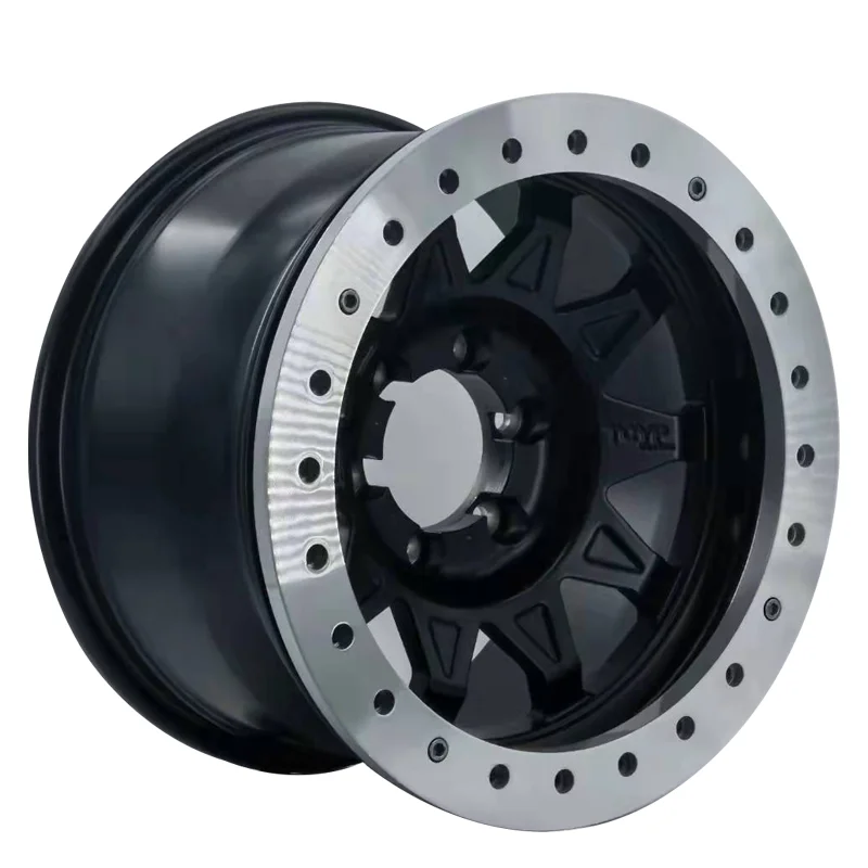 

Custom 15 16 17 18 20 21 22 24 Inch Beadlock Off Road Wheel 5x120 5x130 6x139.7 for SUV Rims Bead Lock Forged Wheels
