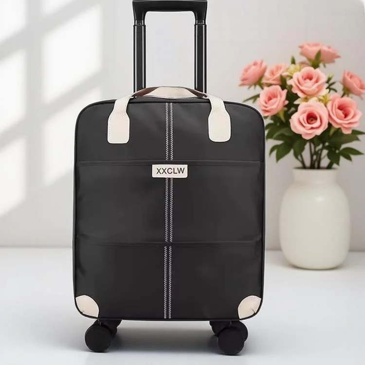 large-capacity-lightweight-quiet-universal-wheel-travel-bag-luggage-bag-unisex-boarding-bag-oxford-cloth-single-shoulder-strap