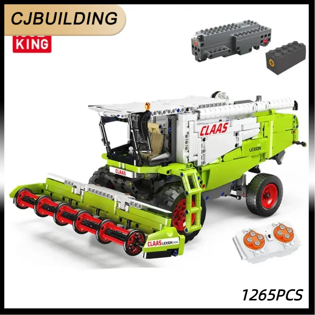 

MOULD KING 17014 Technical Series Combine Harvester Model Remote Control Building Blocks Farm Vehicle Toy for Kid Collector Gift