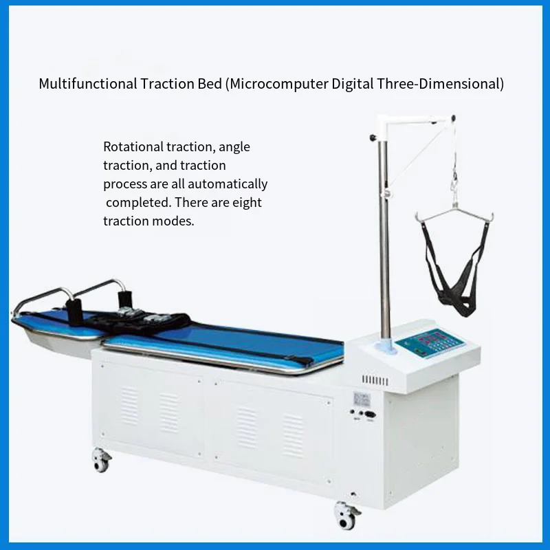 Microcomputer 3D cervical and lumbar traction bed orthosis automatic digital display stretching rehabilitation equipment