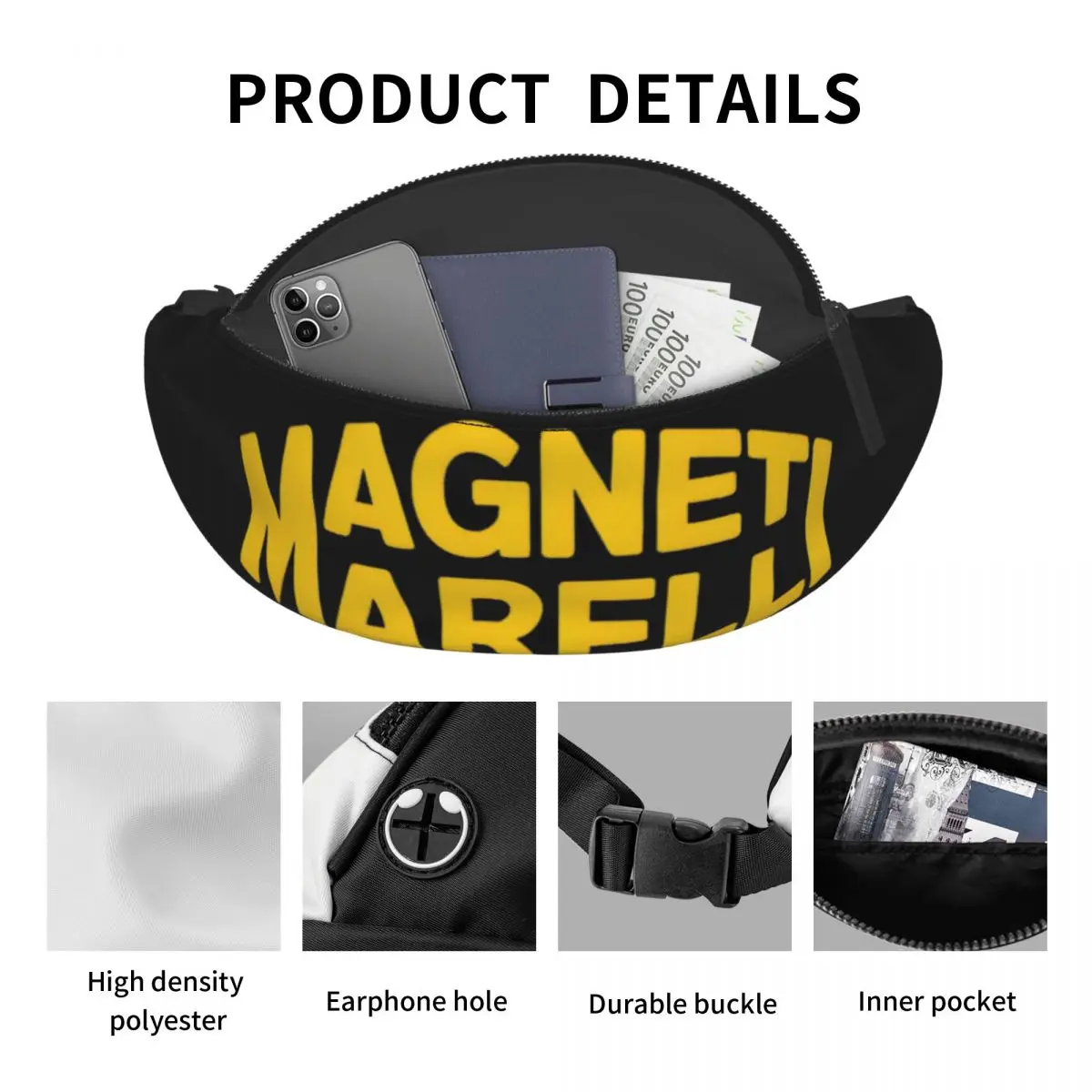 Magneti Marelli klassische Gürtel tasche Merch trendy für Frauen Brusttasche