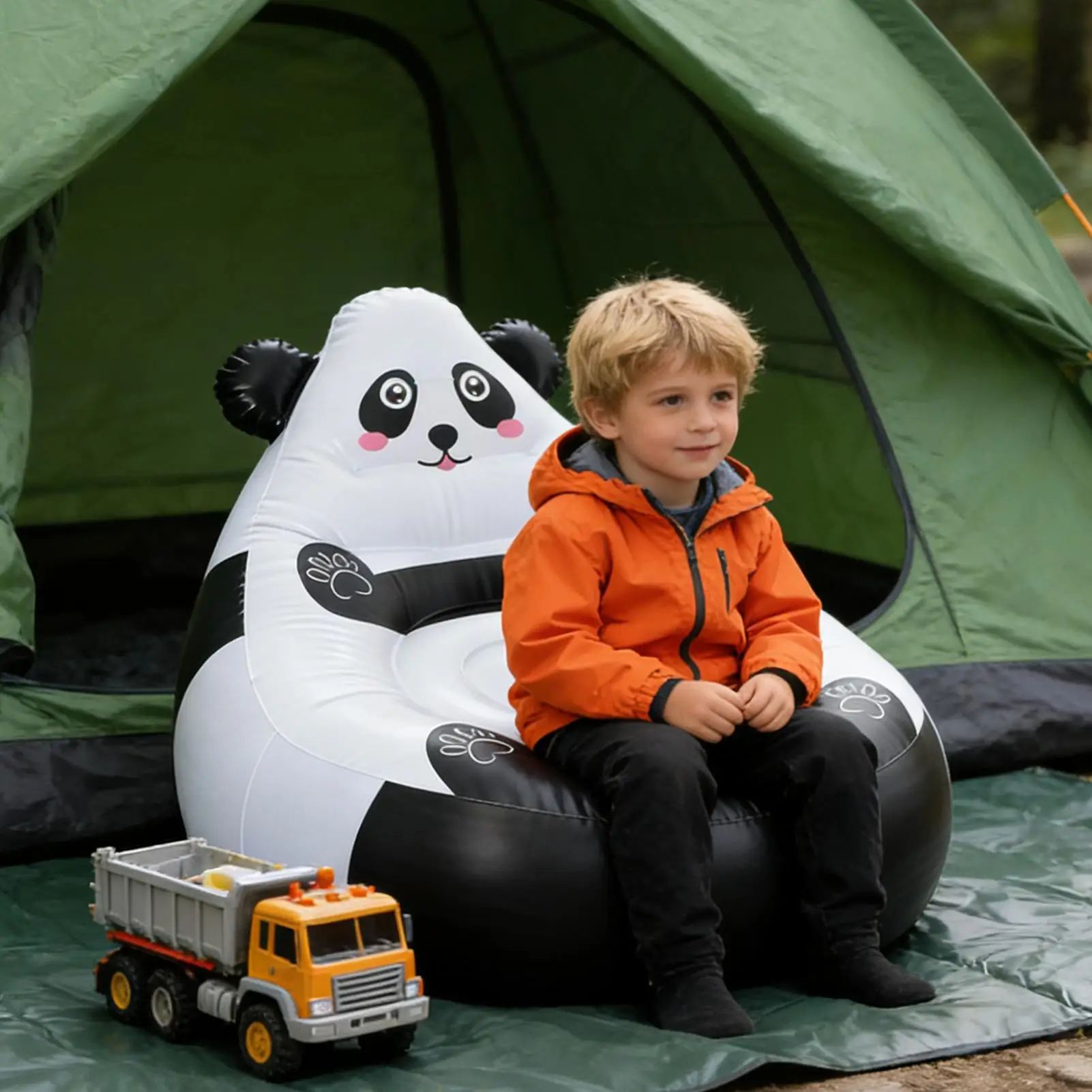 

Выдувной диван в форме животного, стул для кемпинга, надувной диван для детей, кемпинга, патио, пляжа, путешествий, дома, заднего двора, сада