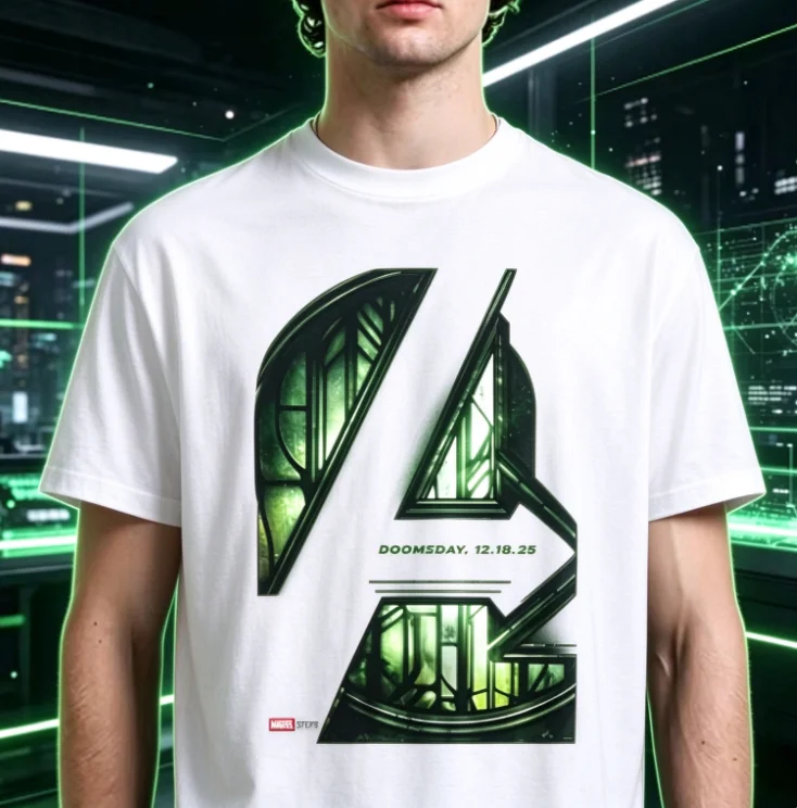 2026 New Best-Seller Trending Movie Symbol Graphic Oversized Short Sleeve T-Shirt, Streetwear Enthusiasts Daily Wear Item