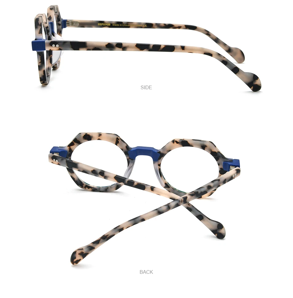 HEPIDEM Acetat Brille Frauen Marke Designer Runde Nerd Brillen Rahmen Neue Männer Dicke Japanische Handgemachte Große Größe Brillen 9229 – Detail 28