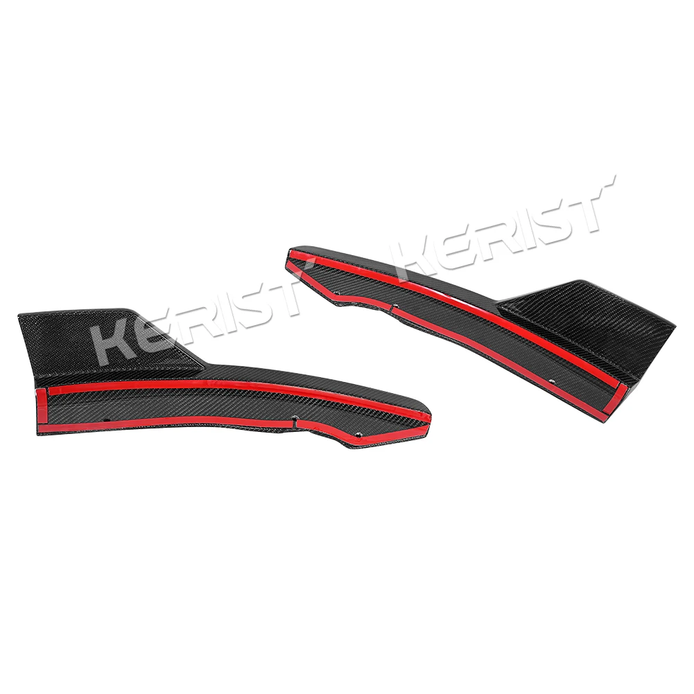 ألياف الكربون الجانب الخلفي الحاجز الزخارف الفاصل سبويلر الجسم أطقم لسيارات BMW XM 2023-up