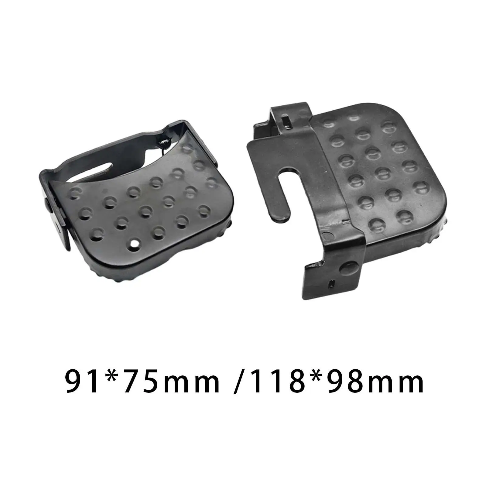 Bike Rear Pedals Electric Bicycle Foot Pegs Nonslip Lightweight Folded Rear Seat Footrest Pedals for Mountain Bikes Accessory