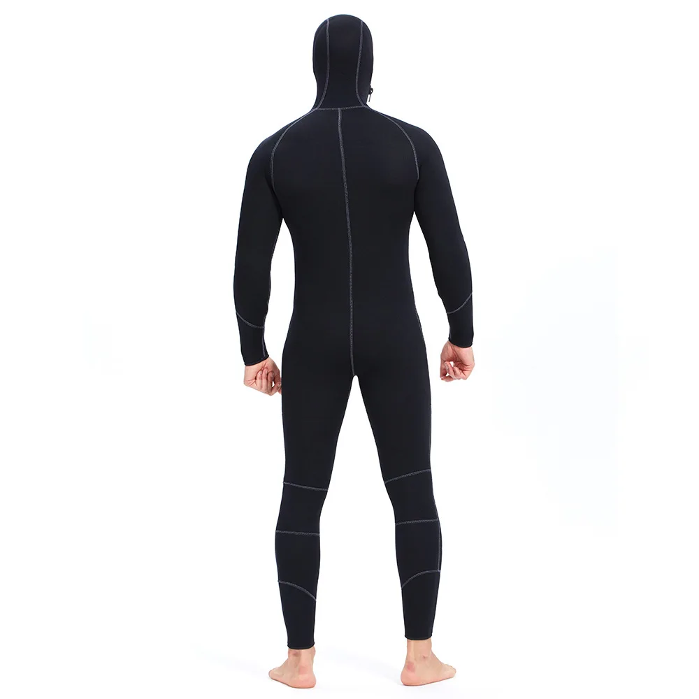 7MM Neoprene Adults Keep Warm Full Body Snorkeling WetSuit Hooded Scuba Surfing UnderWater Hunting Swim Spearfishing Diving Suit