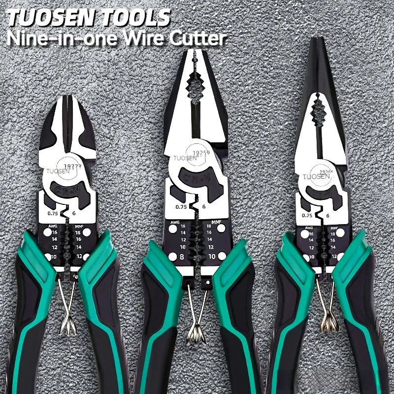 

Multifunctional Universal Diagonal Pliers Needle Nose Pliers Hardware Tools Universal Wire Cutters Electrician Wire Pliers Set