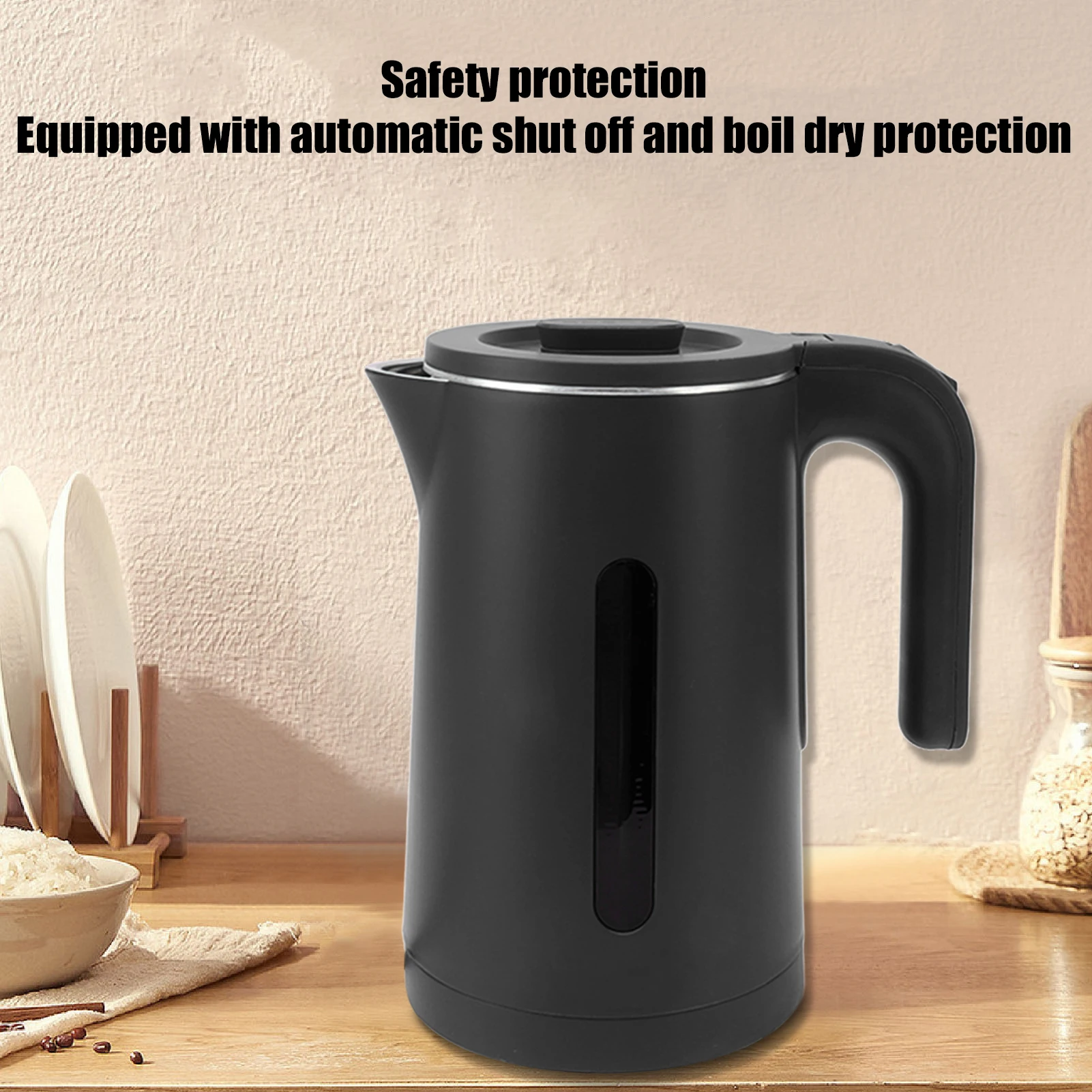 Stainless Steel Electric Kettle Double Layers 2000W 2L Auto Off Free From BPA Hot Water Kettle for Home 220V