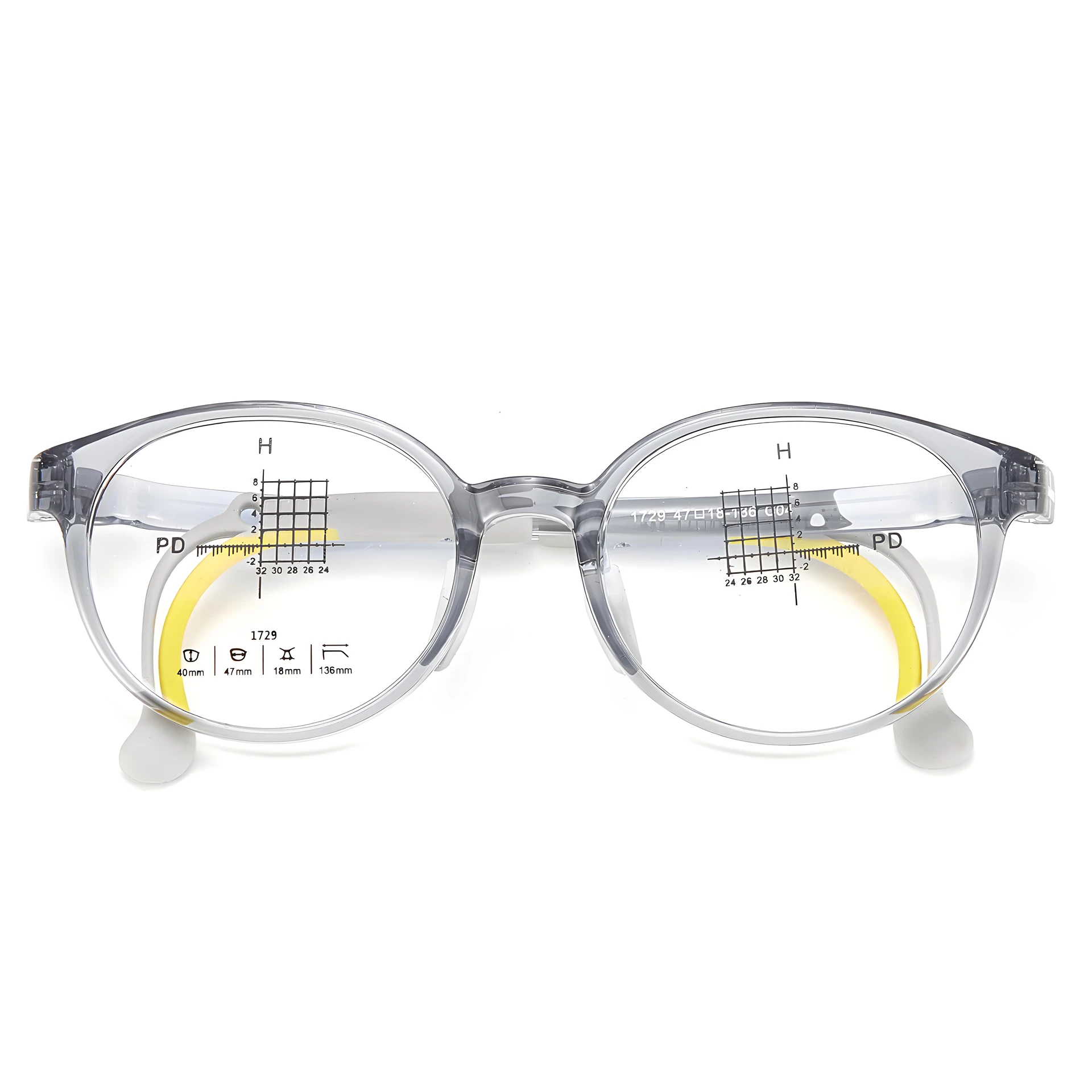 

Children's（6-12）Anti Slip And Comfortable Description Glasses Adjustable Silicone Mirror Legs High Elasticity Glasses For Vision