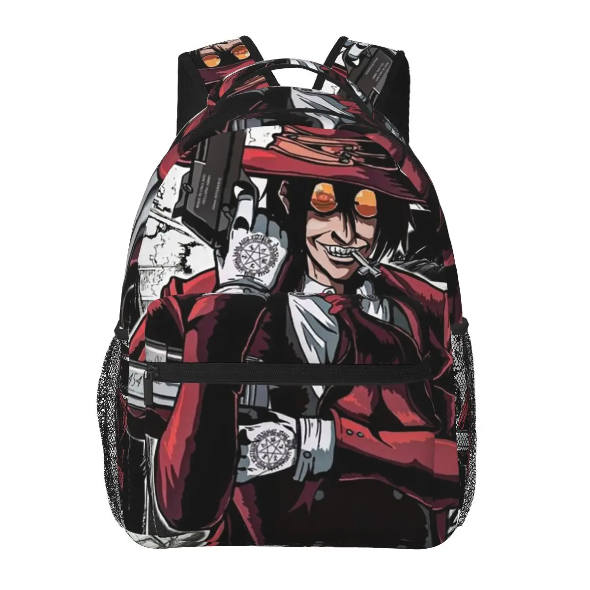

Alucard Hellsing Манга Рюкзаки для мальчиков и девочек Сумка для книг Студенты Школьные сумки Мультяшный рюкзак для ноутбука Сумка на плечо большой вместимости