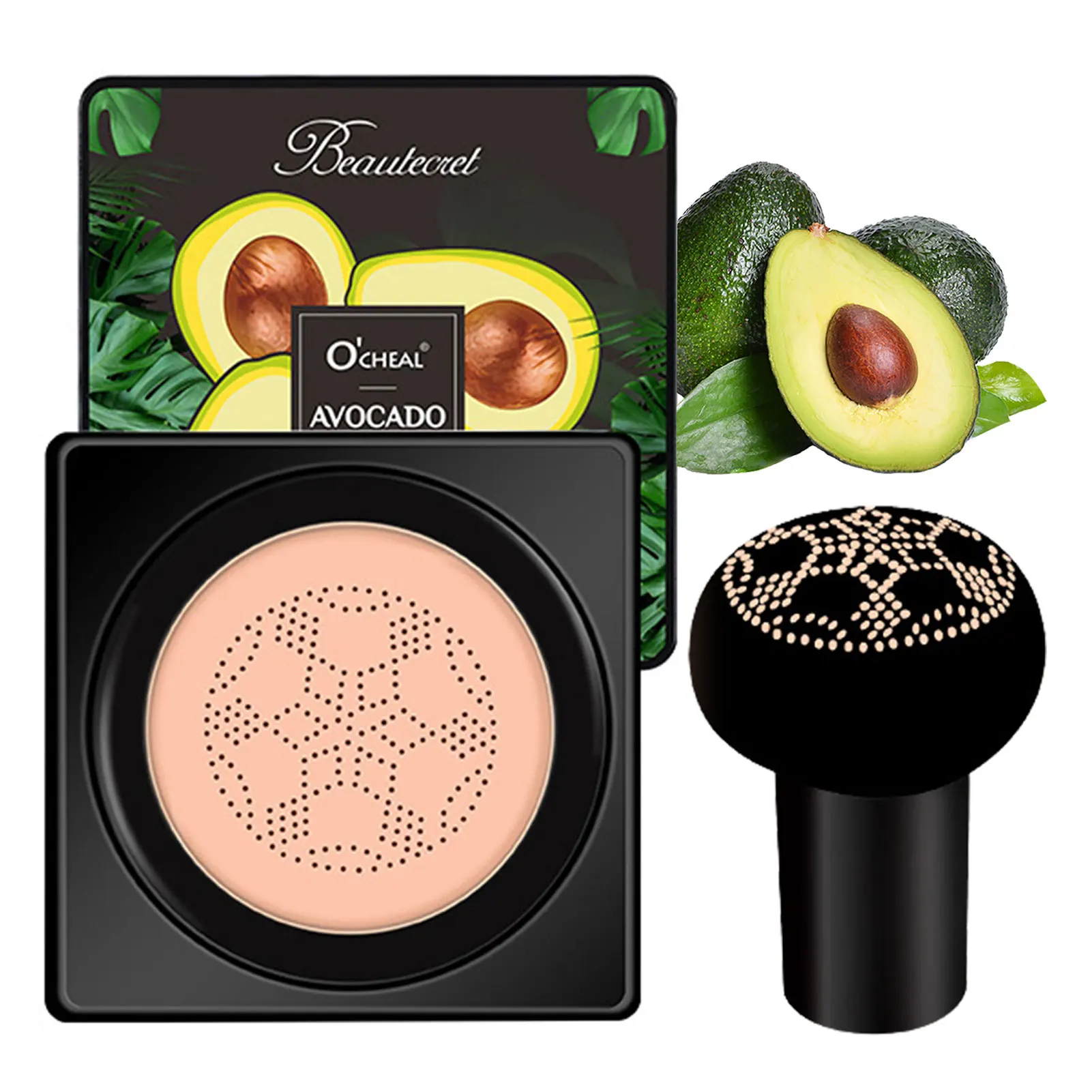 Makeup Air Cushion Mushroom Head CC Cream Concealer Whitening Moisturizing Foundation Makeup BB Cream Sponge Puff Cosmetic