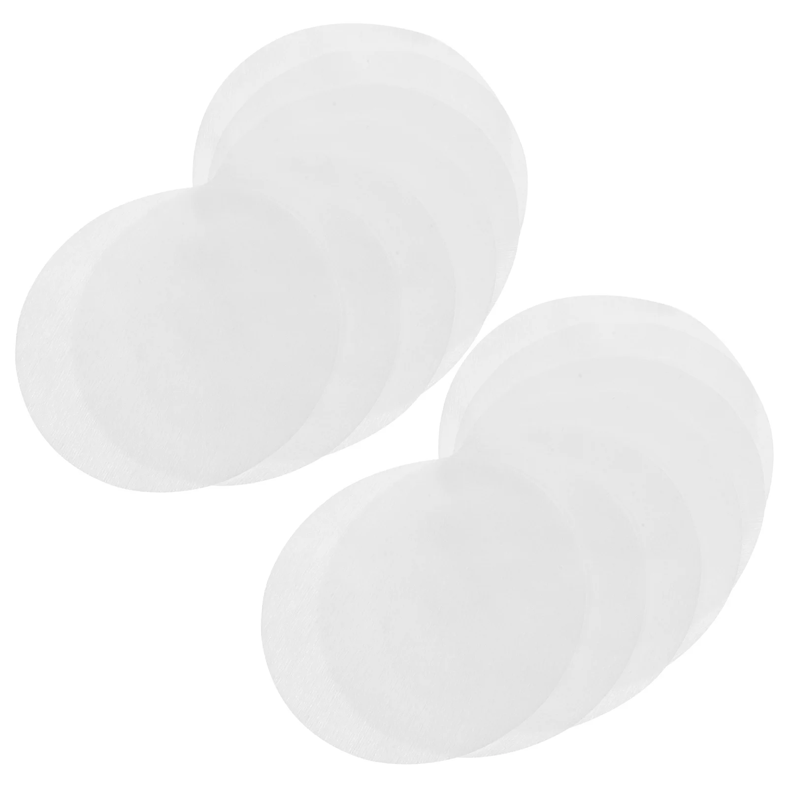 Almofadas de limpeza facial não tecidas macias, 200 peças, limpadores descartáveis altamente absorventes para remoção de maquiagem, 7.5cm de diâmetro, almofadas removedoras de maquiagem