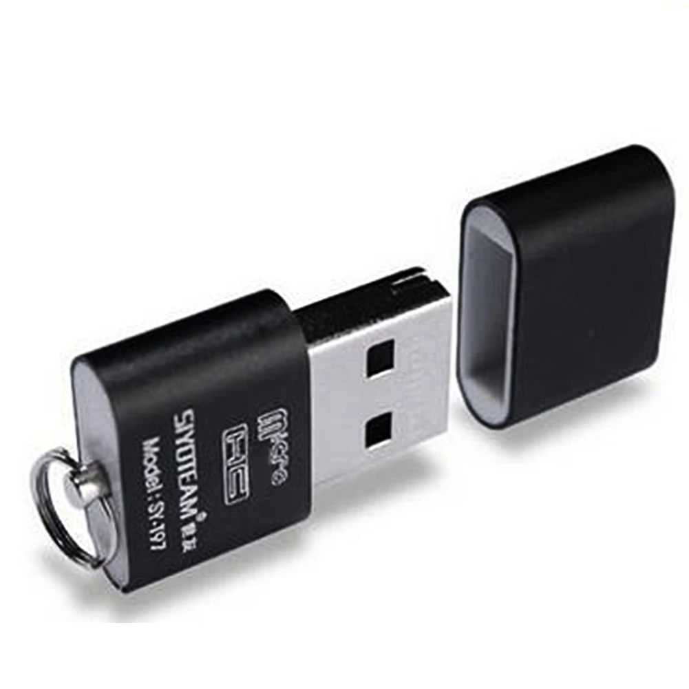 Plug And Play Anti-lost Portable Card Reader High Speed Practical MICROLightweight Computer USB 2.0 Metal Mini For TF