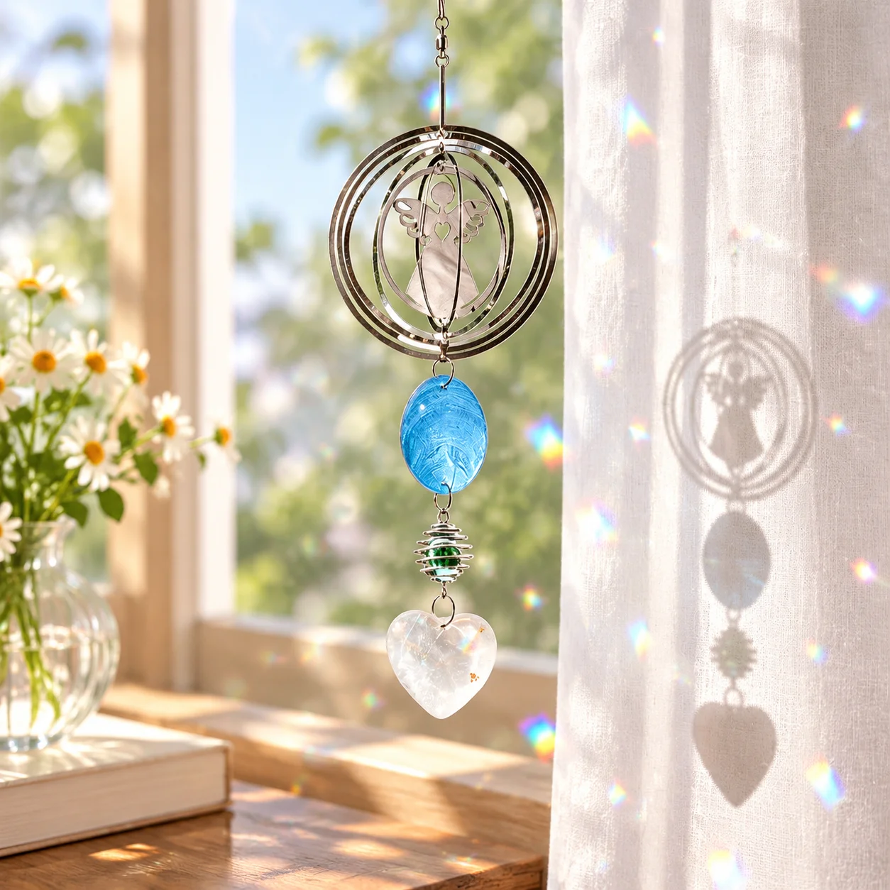 Wiatraczek z motywem anioła st – Boho Wind Chimes recenzja i cena